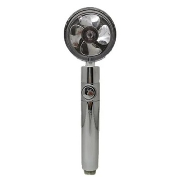 New Propeller Driven Shower Head Cotton Filter Turbocharged High Pressure