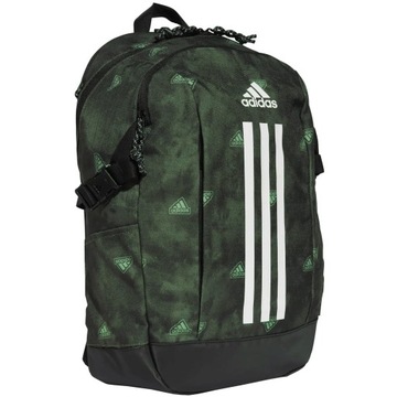 Plecak Adidas Power Graphic szkolny sportowy DWUKOMOROWY DUŻY pojemny