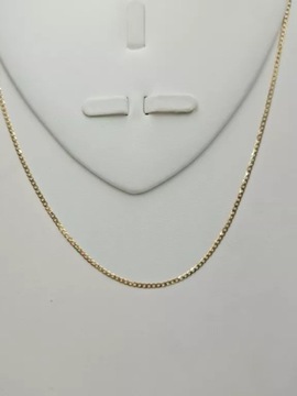 ZŁOTY ŁAŃCUSZEK PANCERKA 585 14K 2,4G 45CM