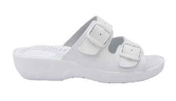 ТАПОЧКИ ЗДОРОВЫЕ ЖЕНСКИЕ МЕДИЦИНСКИЕ ФАКИРКИ КОЖАНЫЕ 40