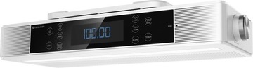 Ferguson Cucina ЧЕРНЫЙ кухонный шкаф под шкафом FM Bluetooth Настенное радио с Bluetooth
