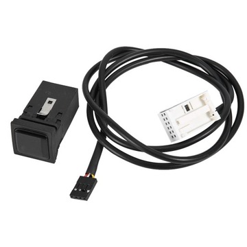 Kabel przełącznika gniazda wejściowego USB Audio AUX do RCD310 Golf/GTI/R