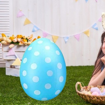 Большие надувные пасхальные яйца. Надувные игрушки для двора желтого цвета.