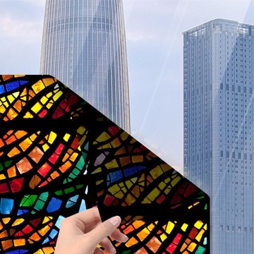 оконная пленка конфиденциальности 3Д УЛЬТРАФИОЛЕТОВАЯ блокирующая наклейка подкрашиванная декоративная для стиля у