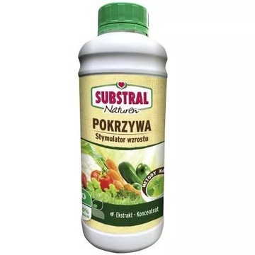 SUBSTRAL BIO GNOJÓWKA DOLISTNY I DOGLEBOWY NAWÓZ Z POKRZYWY DO ROŚLIN 1 L