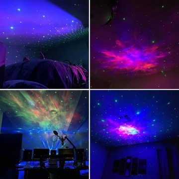 Projektor Gwiazd Lampka Nocna Rzutnik Dla Dzieci Led Laserowy ASTRONAUTA