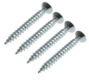 100 x 3,5 x 30 закаленных конических шурупов для дерева