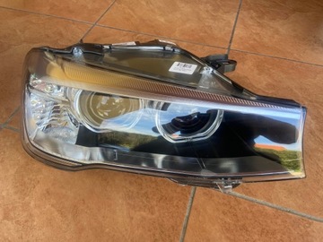 BMW F25 F26 FACELIFT SVĚTLO SVĚTLOMET BI XENON DISKRÉTNÍ EVROPA KOMPLETNÍ PRAVÁ