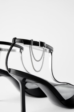 T-BAR Кожаные туфли на высоком каблуке Zara, размер. 38 новых