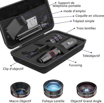 Комплект линз Selvim для вашего смартфона