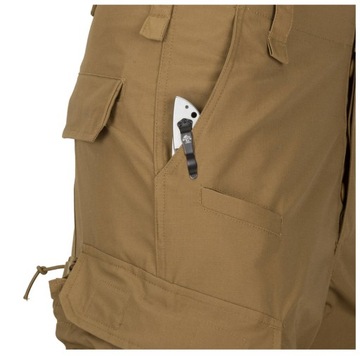 Брюки-карго HELIKON CPU Ripstop оливково-зеленого цвета M LONG в стиле милитари