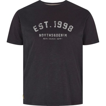 Duża koszulka męska NORTH 56*4 t-shirt duże rozmiary 2XL obw 128 cm