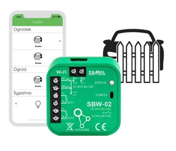SBW-02 SUPLA FAAC NICE Контроллер Wi-Fi-шлюза