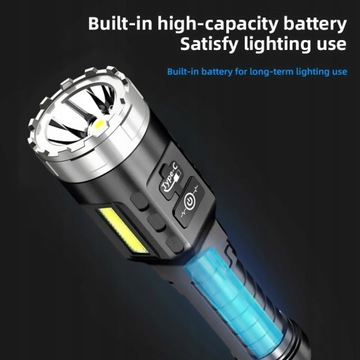 Перезаряжаемый мощный светодиодный фонарик Mini Zoom.