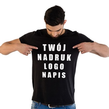 T-shirt Koszulka z Twoim własnym NADRUKIEM LOGO GRAFIKĄ ZDJĘCIEM XL