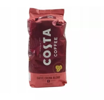 KAWA ZIARNISTA COSTA COFFEE CAFE CREMA BLEND 1KG 1000 G