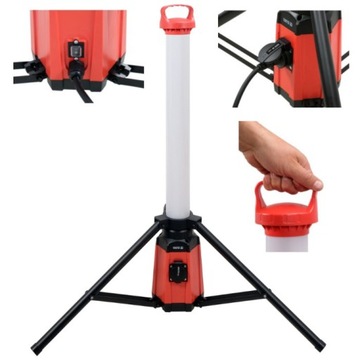 ТРУБА ЛАМПЫ ДЛЯ МАСТЕРСКОЙ 360°, 7500LM YT-08496