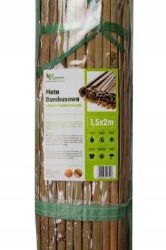БАМБУКОВЫЙ КОВРИК БАМБУК ДЛЯ БАЛЮСТРАДЫ БАЛКОН ТЕРРАСА ЗАБОР 1,5х2м