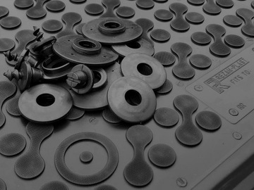 Chrysler Voyager V 2005- Коврики резиновые