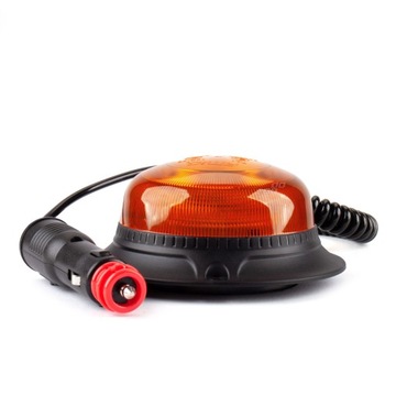 LAMPA OSTRZEGAWCZA MINI KOGUT 18LED NA MAGNES / 12-24V / IP56 / HOMOLOGACJA