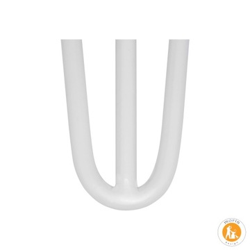 MORIA DESIGN Металлические ножки журнального столика Hairpin, 48 см, диаметр 10, белые