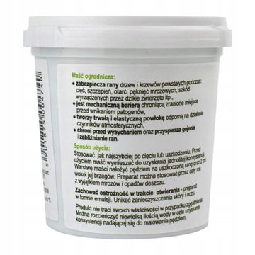 MAŚĆ OGRODNICZA CHRONI PRZED CHOROBAMI 125G