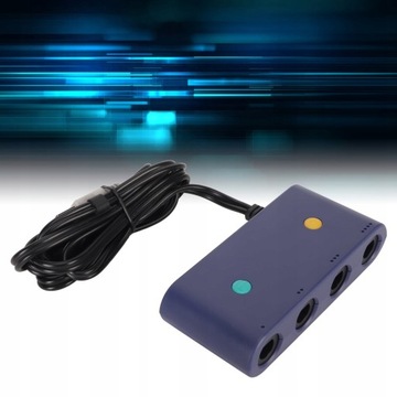 ZŁĄCZE 4-PORTOWE KONWERTER DLA NGC DO WIIU/PC/SW