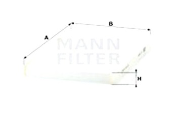 MANN-FILTER FILTR KABINY FIAT PALIO SIENA STRADA 1.0-1.9D 04.96-