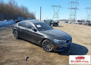 BMW Seria 5 G30-G31 Limuzyna 530i 252KM 2018 BMW Seria 5 2018r., 530i Xdrive, 2L, od ubezpieczalni 2.0 Benzyna 251KM