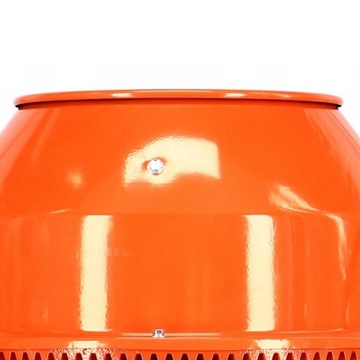 Betoniarka Budowlana 100L Mieszarka Żeliwny Wieniec Podwójne Dno 2mm