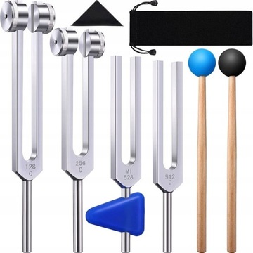 4 paczka kamerton zestaw (128Hz,256Hz,512Hz,528Hz)