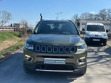 Jeep Compass II SUV 1.4 Multiair 170KM 2018 Jeep Compass Raty juz od 1200ZL Navi Radar Automat 170KM Skora full opcja, zdjęcie 3