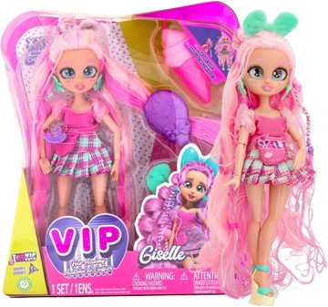I LOVE VIP PETS HAIR ACADEMY LALKA GISELLE RÓŻOWA FASION MODOWA DO CZESANIA