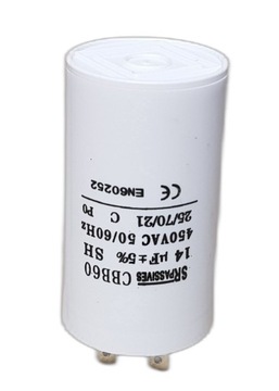 Пусковой конденсатор двигателя 14 мкФ 450 В CBB60 SRPassive контакты