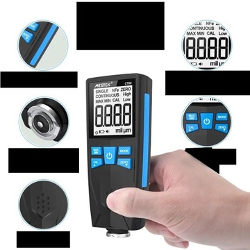 Miernik grubości lakieru tester CT02 precyzyjny