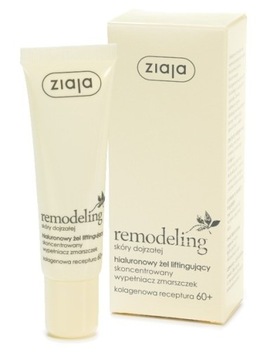 Ziaja żel liftingujący do twarzy z hialuronem 30 ml Remodeling 60+