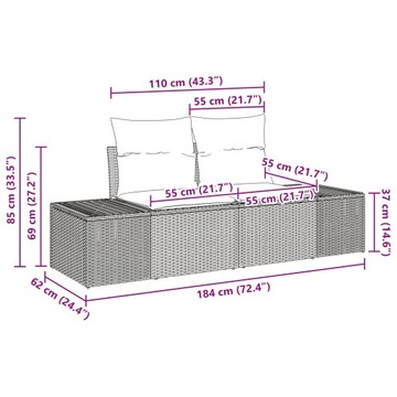 Работа в саду, набор для 7 человек, бежевый, модульный