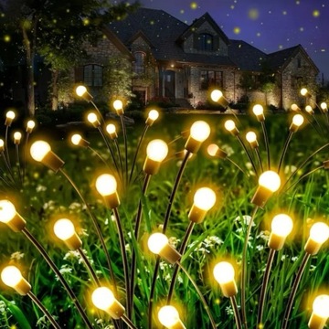 4 шт. ШАРИКИ СОЛНЕЧНЫХ ЛАМП СОЛНЕЧНЫЕ ЛАМПЫ 10 СВЕТОДИОДНЫХ САДОВЫХ ЛАМП