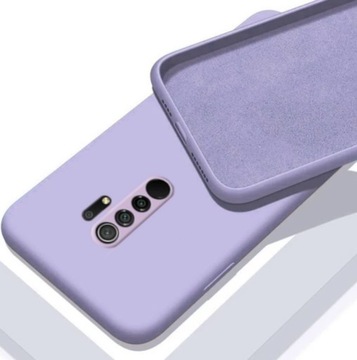 ETUI DO XIAOMI REDMI 9 SILIKON KOLOR CASE + SZKŁO