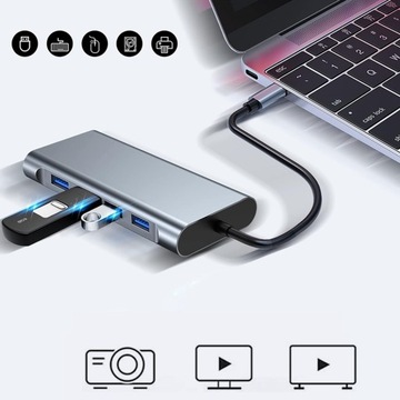 УНИВЕРСАЛЬНАЯ ДОК-СТАНЦИЯ USB-C С ПОРТОМ RJ45 ETHERNET