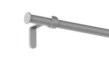 Karnisz Oslo 160cm pojedynczy 19mm metal satyna