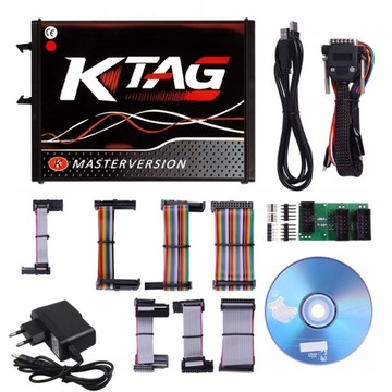 INTERFEJS PROGRAMATOR KTAG V7.020 V2.25 RED 4 LED