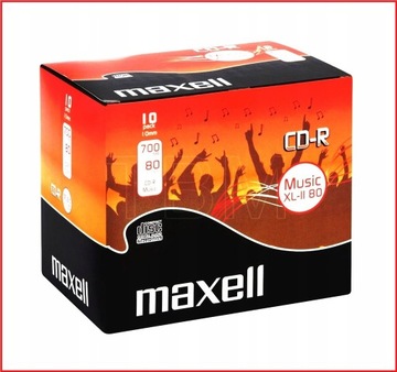 MAXELL CD-R 700 МБ МУЗЫКА АУДИО XL-II 80 МИН JEWEL C