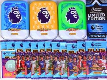 3 x PUSZKA 12 SASZETKI PREMIER LEAGUE 74 karty piłkarskie + 2 x Limited