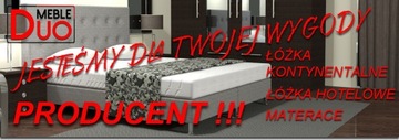 ŁÓŻKO HOTELOWE TAPICEROWANE LUXOR 20 - 80x200