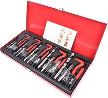 КОМПЛЕКТ ДЛЯ РЕМОНТА РЕЗЬБЫ HELICOIL M5-M12 / 131 ЭЛЕМЕНТ