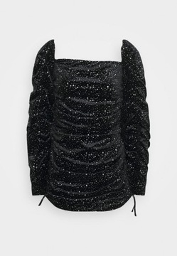 Sukienka wieczorowa marszczona Missguided 34