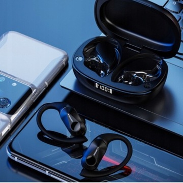 Беспроводные наушники + МИКРОФОН POWERBANK