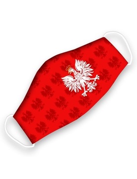MASECZKA z orłem na twarz REPREZENTACJA POLSKI PL