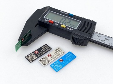 Дрон / наклейка - алюминий - 28x10